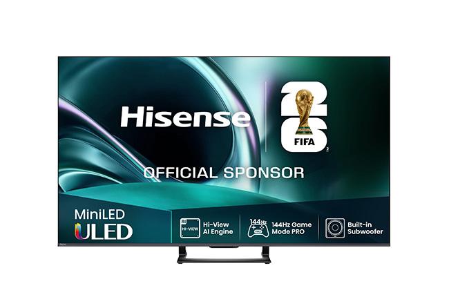 HISENSE U7Q 2026 Mini LED 4K Vidaa TV Τηλεόραση 