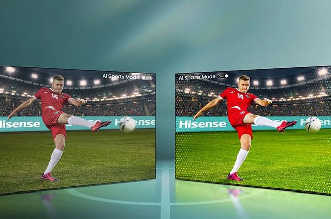 HISENSE 75U7Q PRO FIFA 2026 ai sports mode