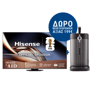 HISENSE 65U8Q 2026 65'' Mini LED 4K Vidaa TV Τηλεόραση Black