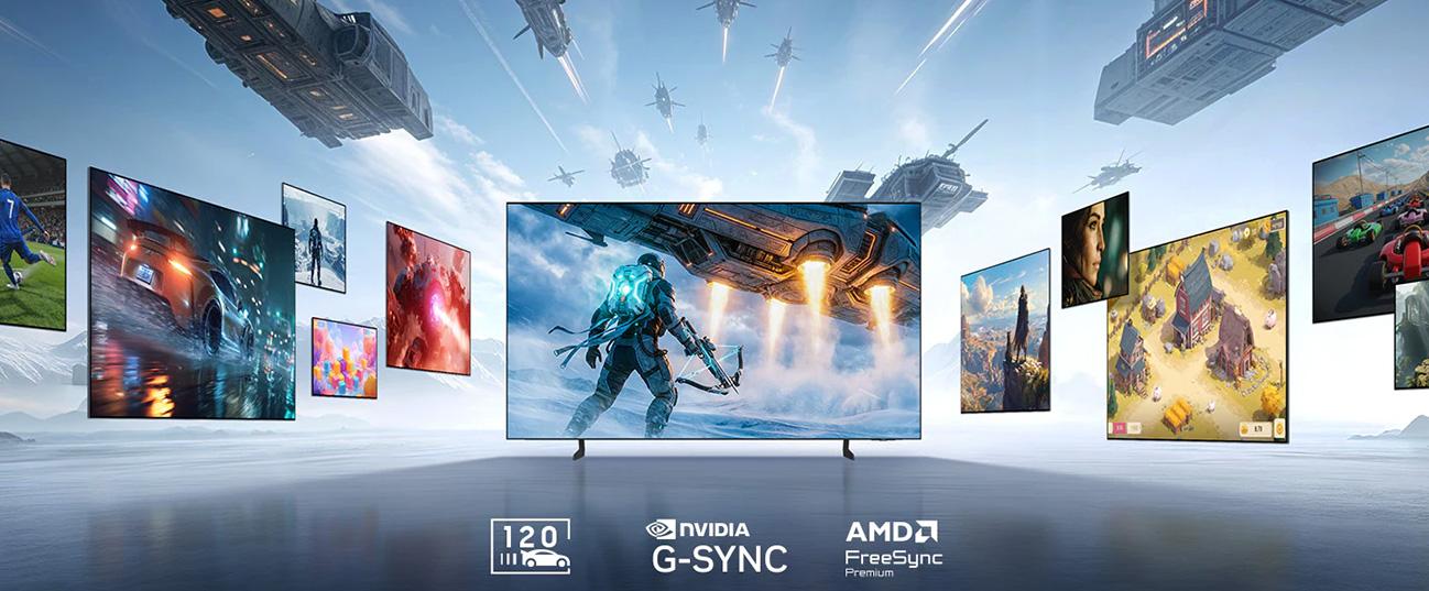 SAMSUNG S85H QLED 4K Vision AI Smart TV Τηλεόραση