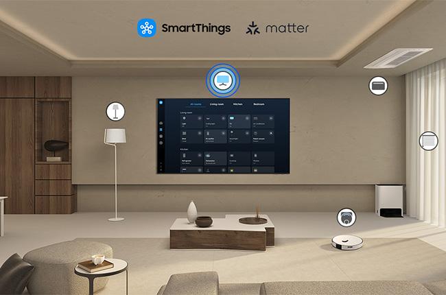 SAMSUNG S85H QLED 4K Vision AI Smart TV Τηλεόραση