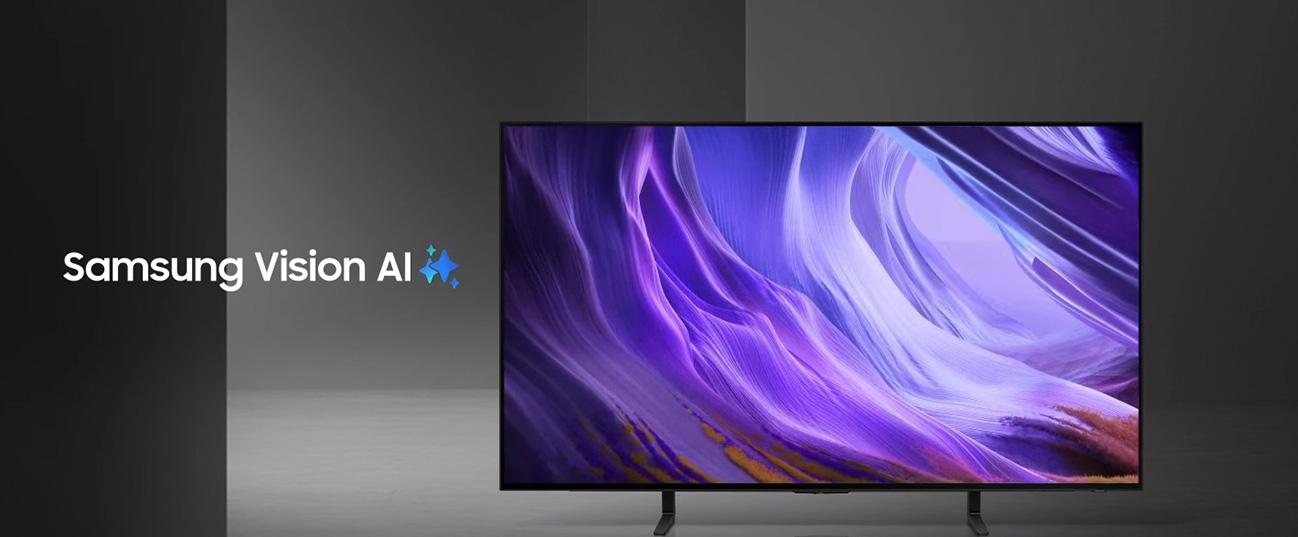 SAMSUNG S85H QLED 4K Vision AI Smart TV Τηλεόραση