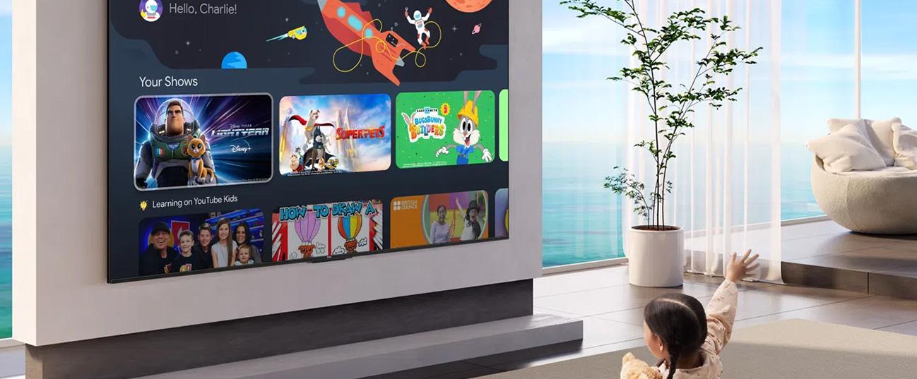 TCL 65P6L 65'' 4K Google TV Τηλεόραση Black