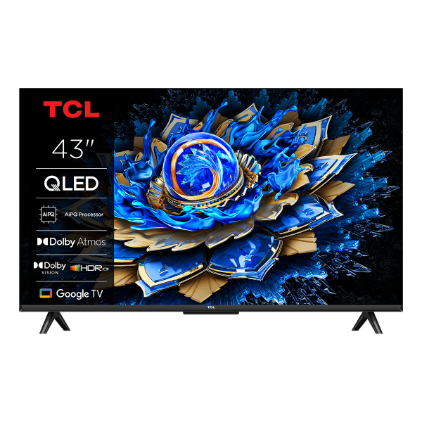 TCL 43T69C 43'' QLED 4K Google TV Τηλεόραση