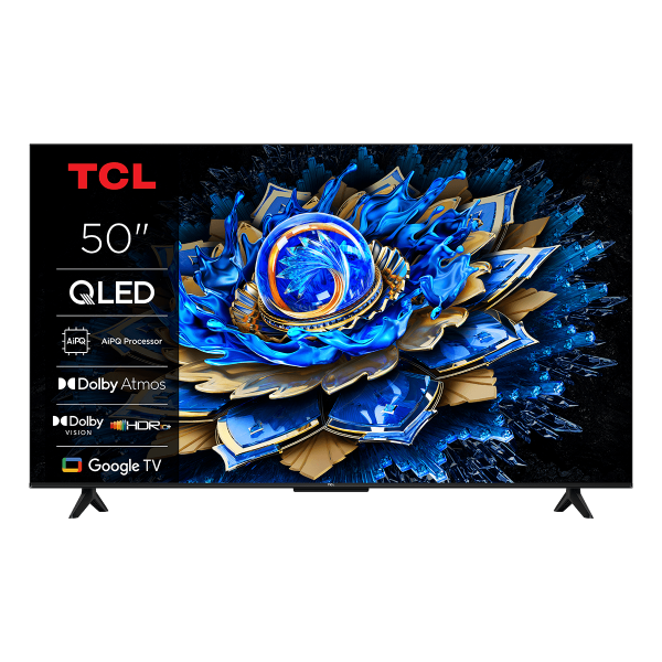 TCL 50T69C 50'' QLED 4K Google TV Τηλεόραση
