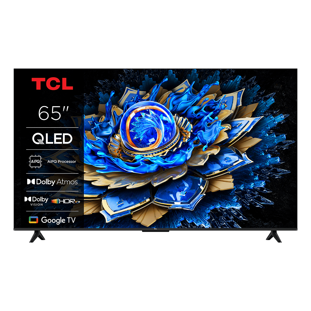 TCL 65T69C 65'' QLED 4K Google TV Τηλεόραση Black