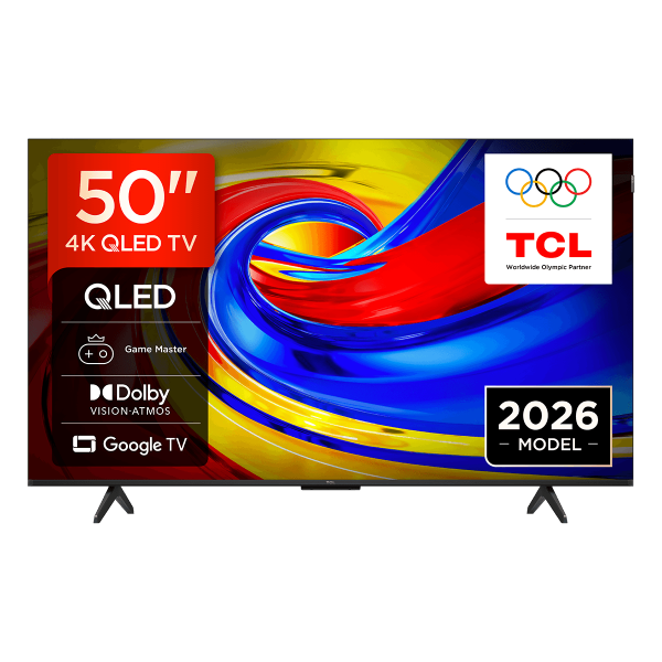 TCL 50P7L 50'' QLED LED 4K Google TV Τηλεόραση