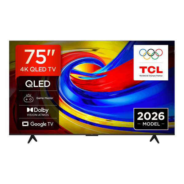 TCL 75P7L 75'' QLED LED 4K Google TV Τηλεόραση