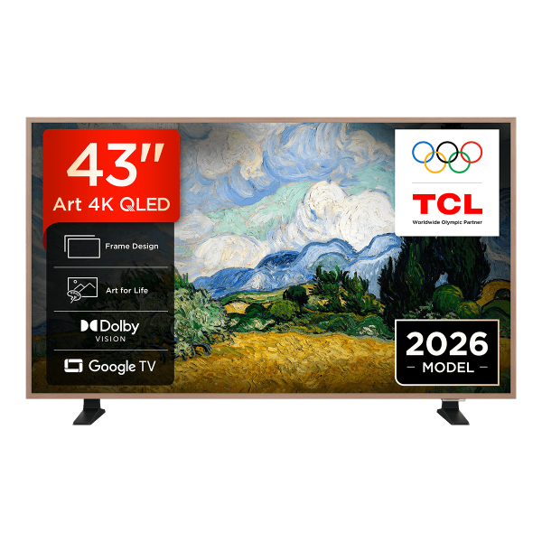 TCL 43A400 Pro 43'' Art 4K QLED Google TV Τηλεόραση