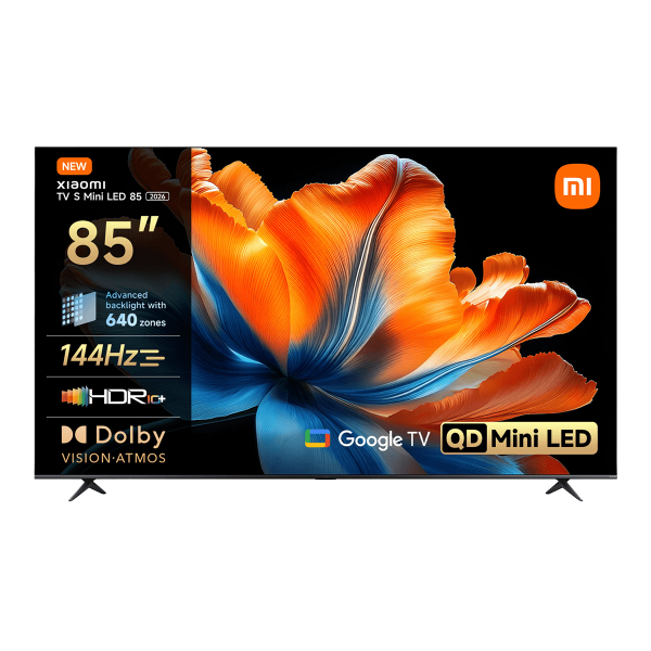 XIAOMI S Mini 85'' 2026 4K Mini LED Google TV Τηλεόραση