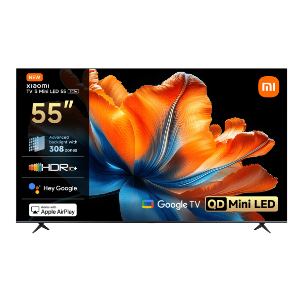 XIAOMI S Mini 55'' 2026 4K Mini LED Google TV Τηλεόραση