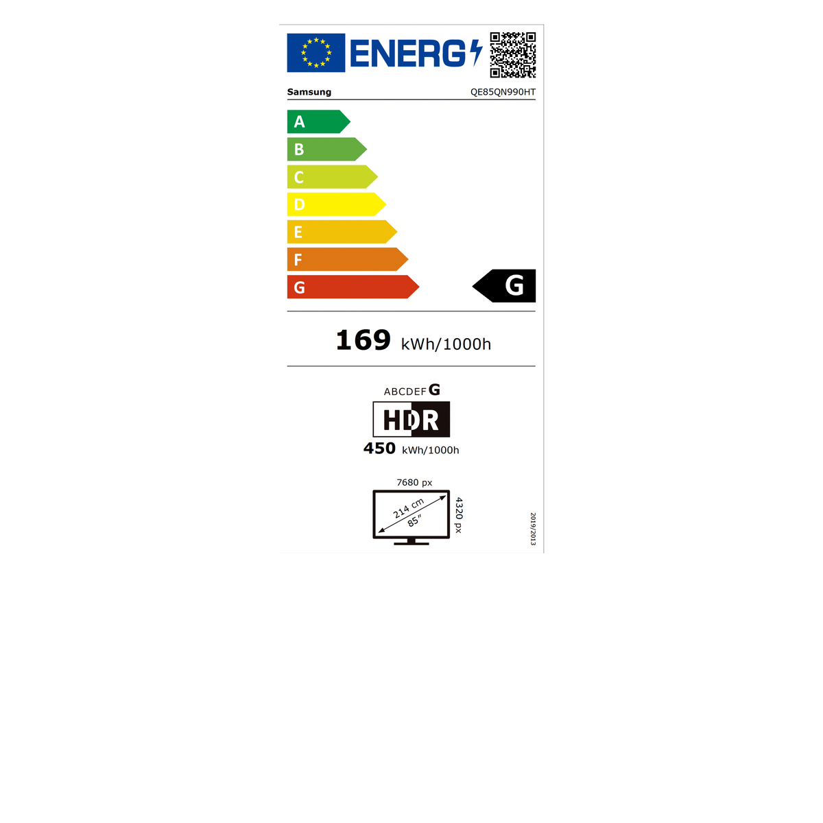 SAMSUNG Neo 85'' QLED QN990H 8K Vision AI Smart TV Τηλεόραση - 7