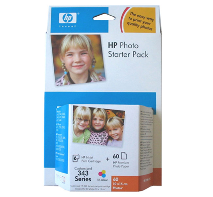 HP PHOTO STARTER PACK NO.343 