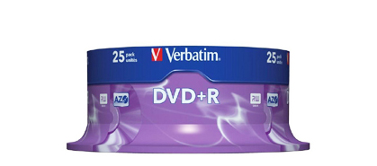 DVD+R VERBATIM 16X (CAKE 25TEM)