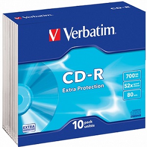 CD-R80 VERBATIM (CAKE 10ΤΕΜ)