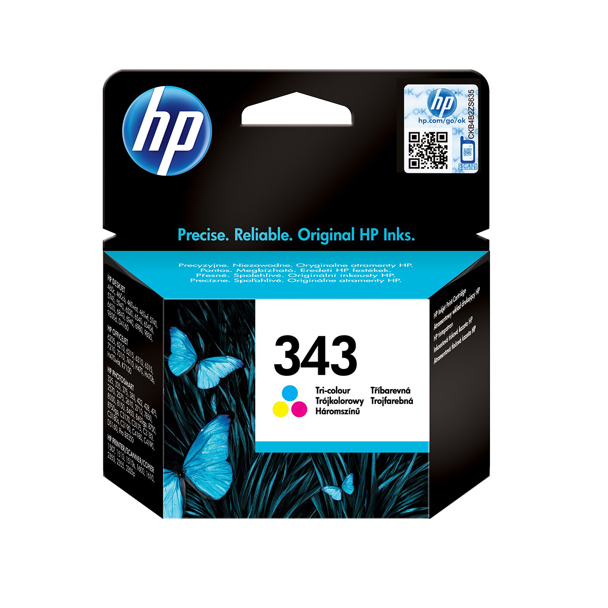 HP μελάνι 343 3 χρωμάτων