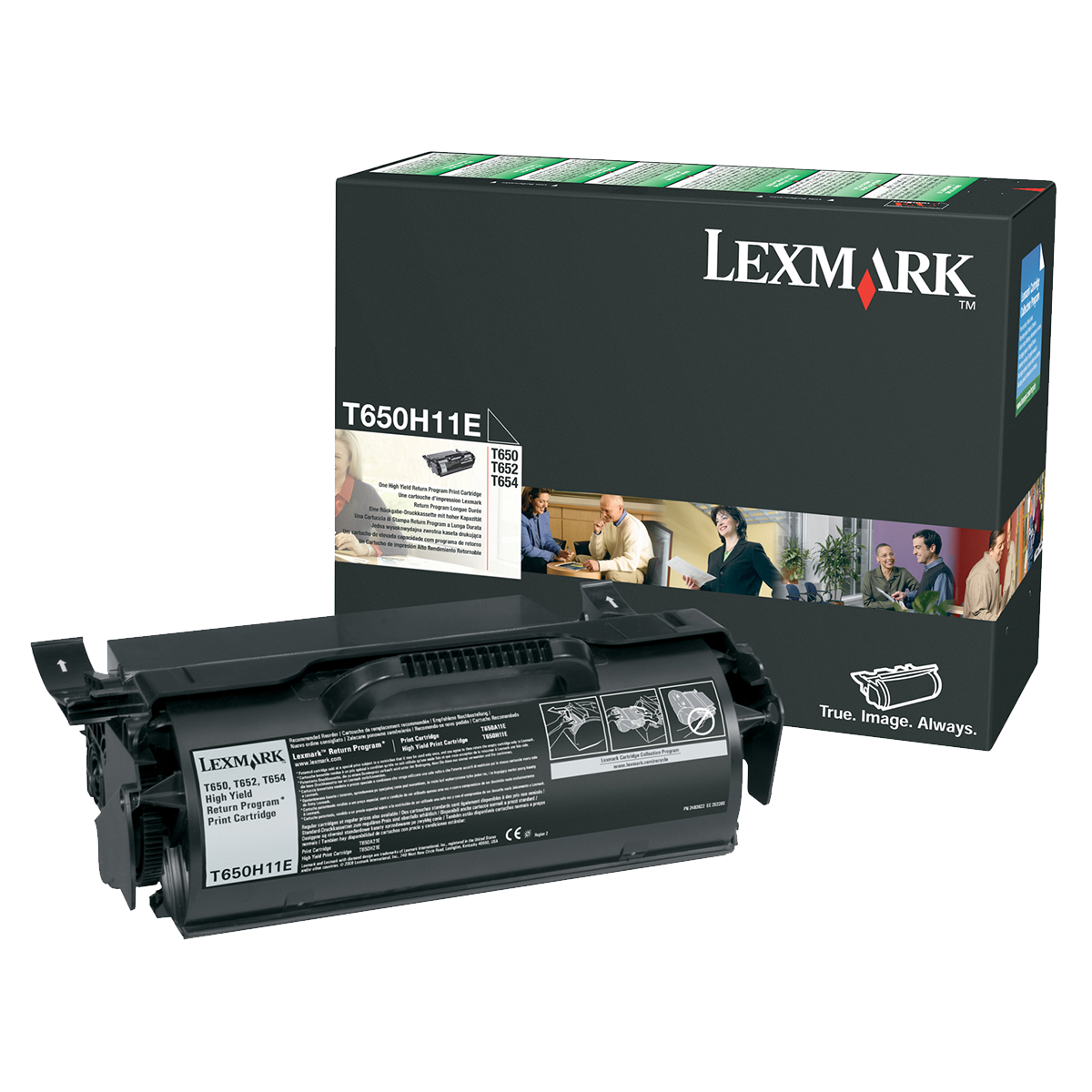 LEXMARK Toner T-650 H Μαύρο - 2
