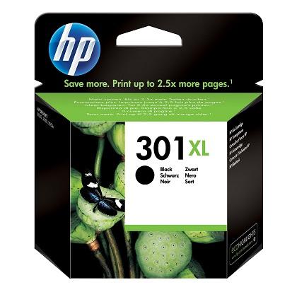 HP doxeio melanis 301XL mayro