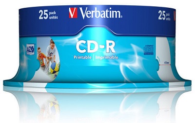 VERBATIM CD-R80 CAKE 25 PRINTABLE