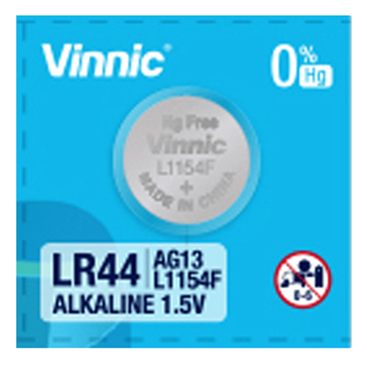 Αλκαλική Μπαταρία VINNIC LR44/ L1154F 1.5V