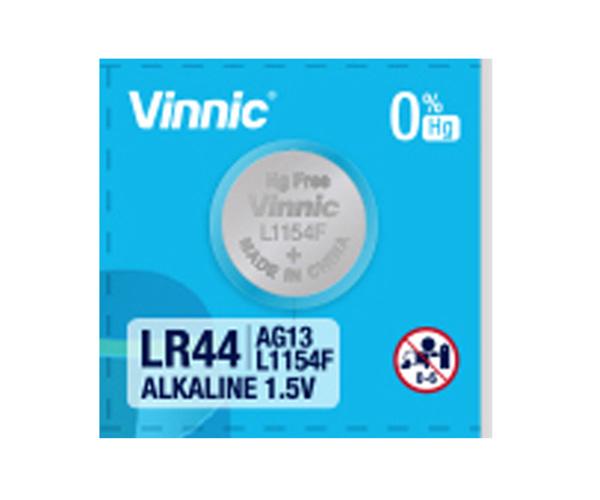 Alkaline Battery VINNIC LR44 / L1154F 1.5V