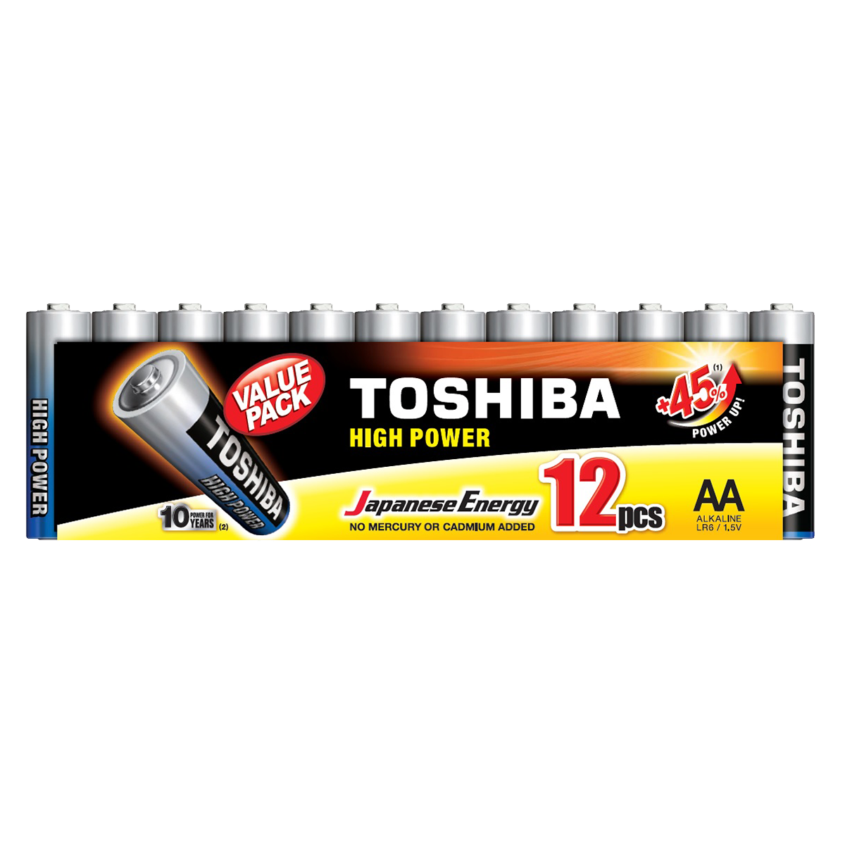 TOSHIBA αλκαλικές μπαταρίες LR06 AA