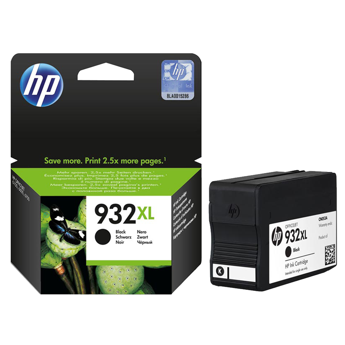 HP δοχείο μελάνης 932XL Μαύρο - 2