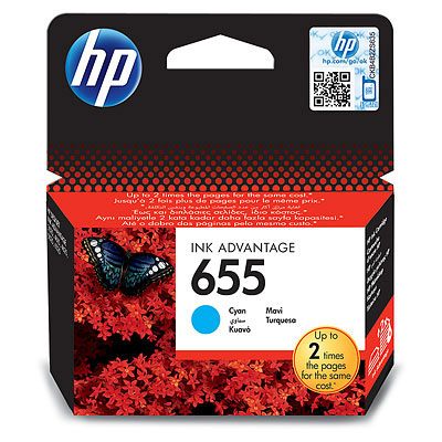 CTR HP No 655 CYAN INK