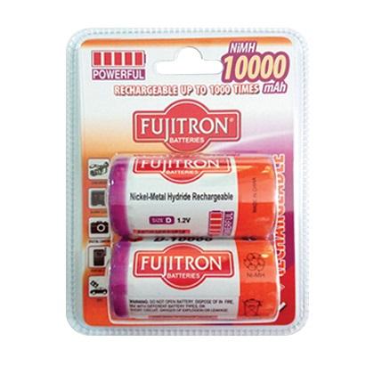 FUJITRON epanafortizomenh mpataria Nι-MH D 1.2V 10000mAh
