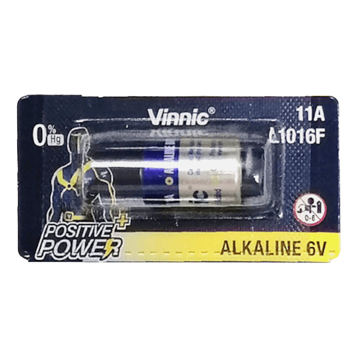 VINNIC Αλκαλική Μπαταρία L1016 (A11) 6V