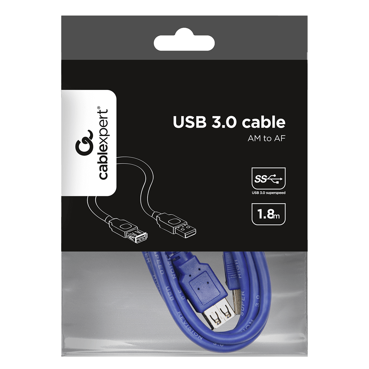 Καλώδιο Προέκταση GEMBIRD USB 3.0 AM σε AF Μπλε - 4
