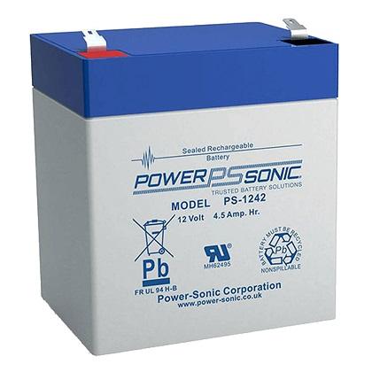 POWERSONIC 12V 4.5AH Rechargeable Lead Battery