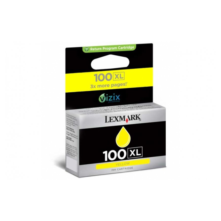 CTR LEXMARK No100XL YELLOW