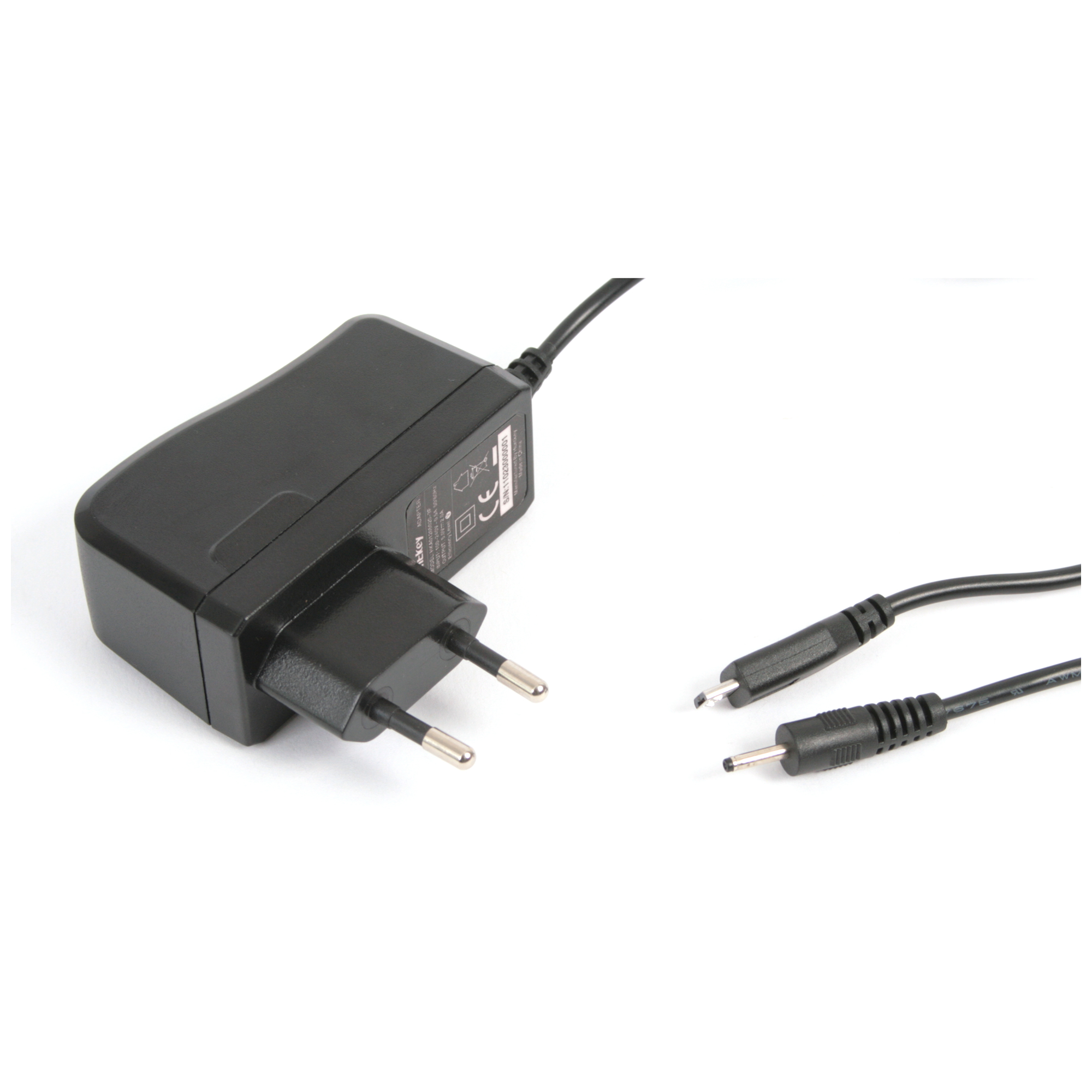 OMEGA Tablet Charger Duo 2in1 Μαύρο