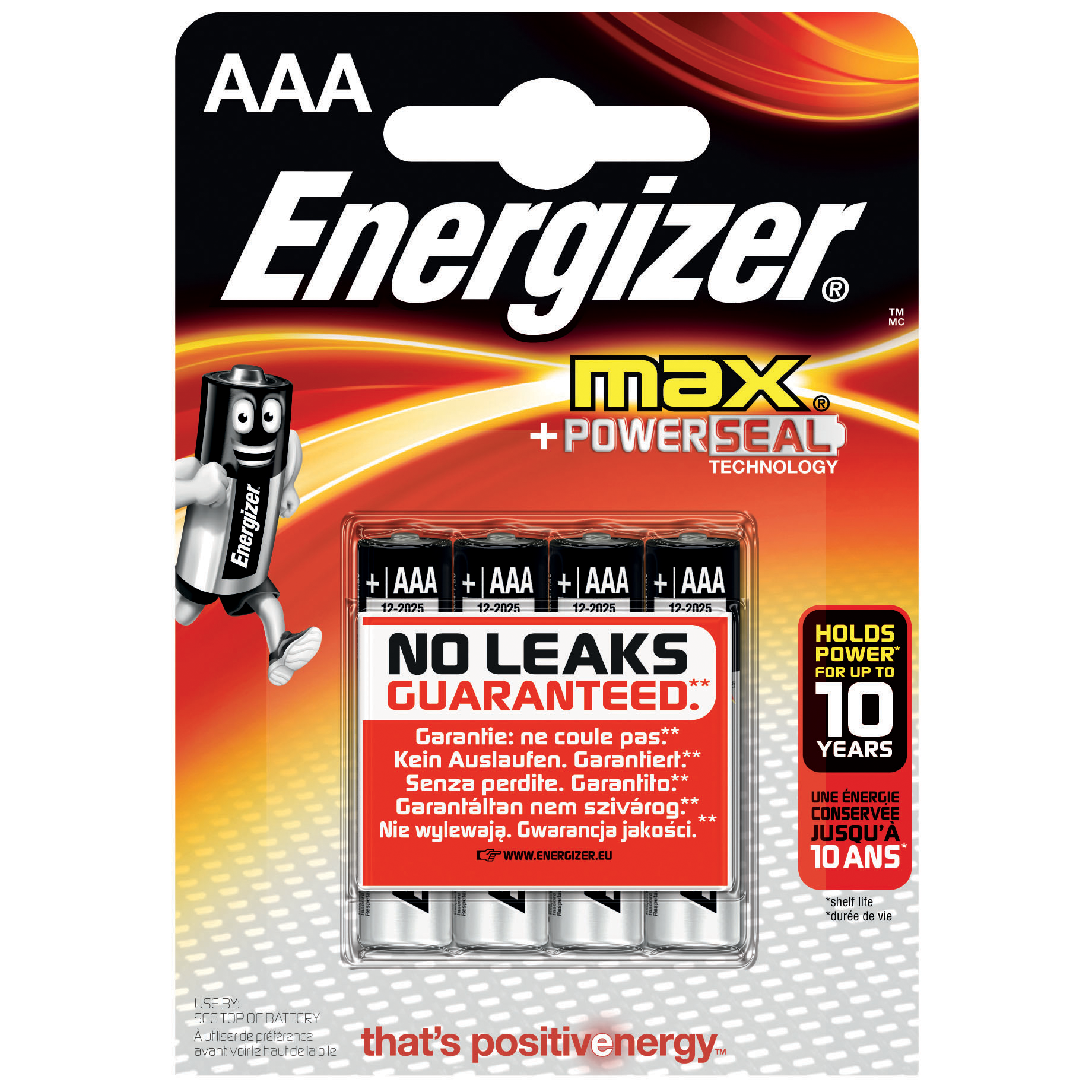 Μπαταρίες Αλκαλικές ENERGIZER Max LR03 (BL.4 τεμάχια)