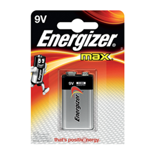 Μπαταρίες Αλκαλικές ENERGIZER Max 9V/6LR61