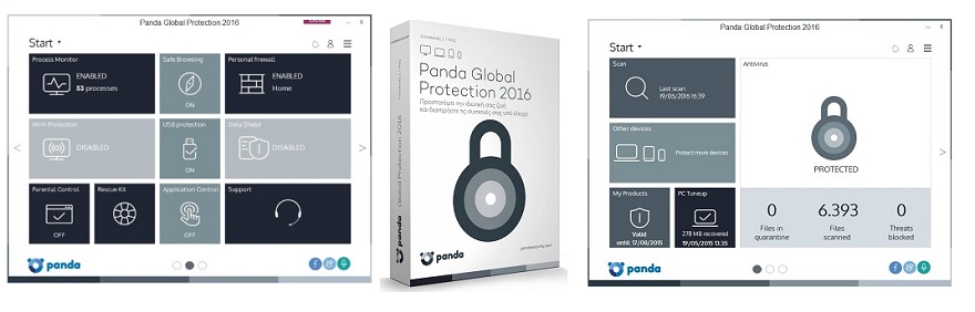Panda Antivirus Global Protection 2016