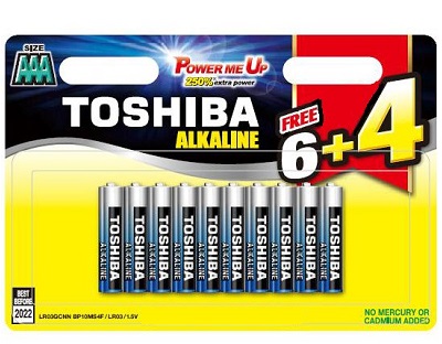 Toshiba Alkaline AAA LR03