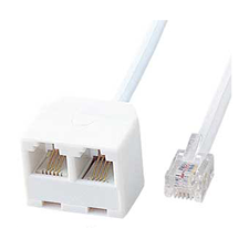 Καλώδιο LT COM για Προέκταση Τηλεφώνου 2 Εισόδων