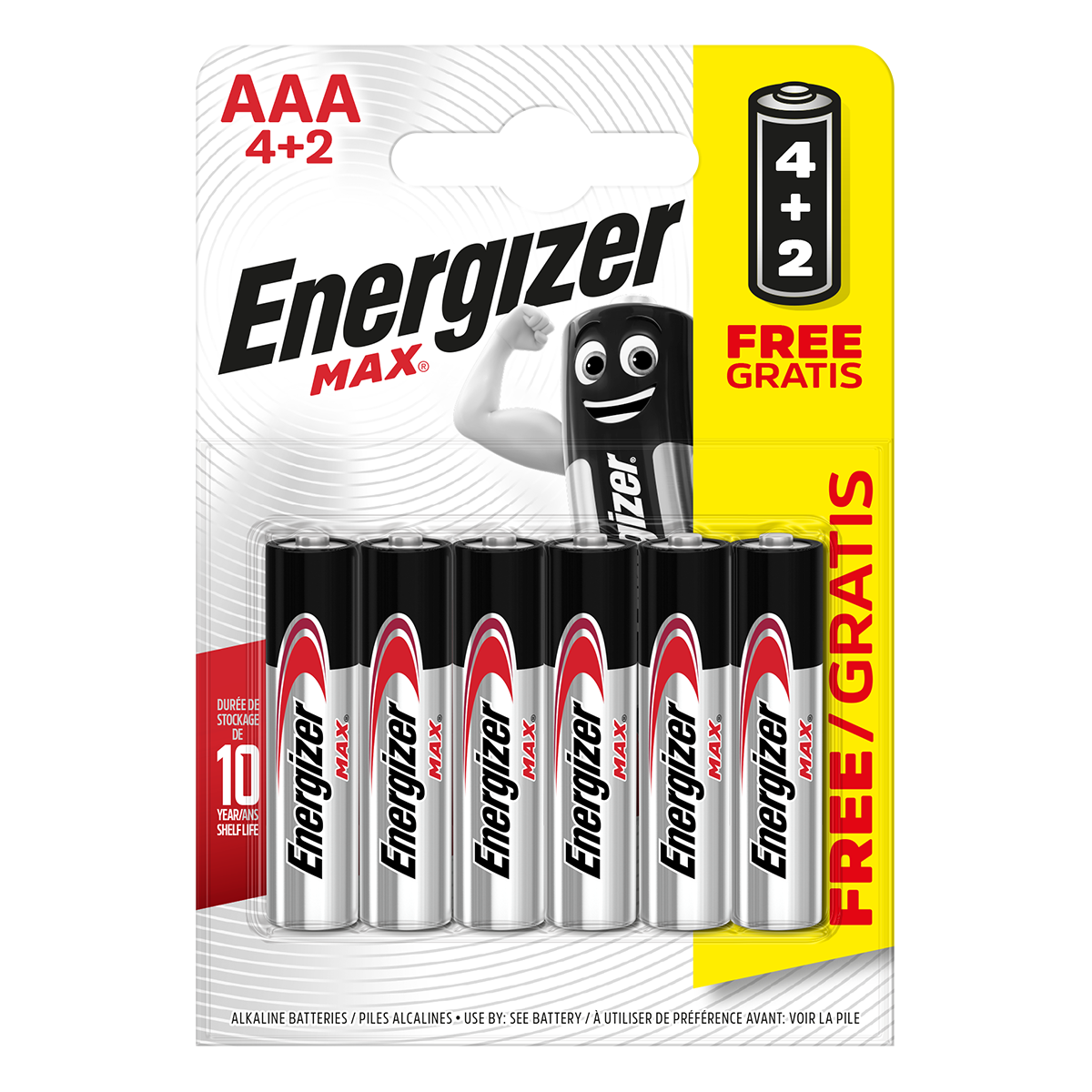 ENERGIZER αλκαλικές μπαταρίες MAX ΑΑA (4+2 τεμάχια)
