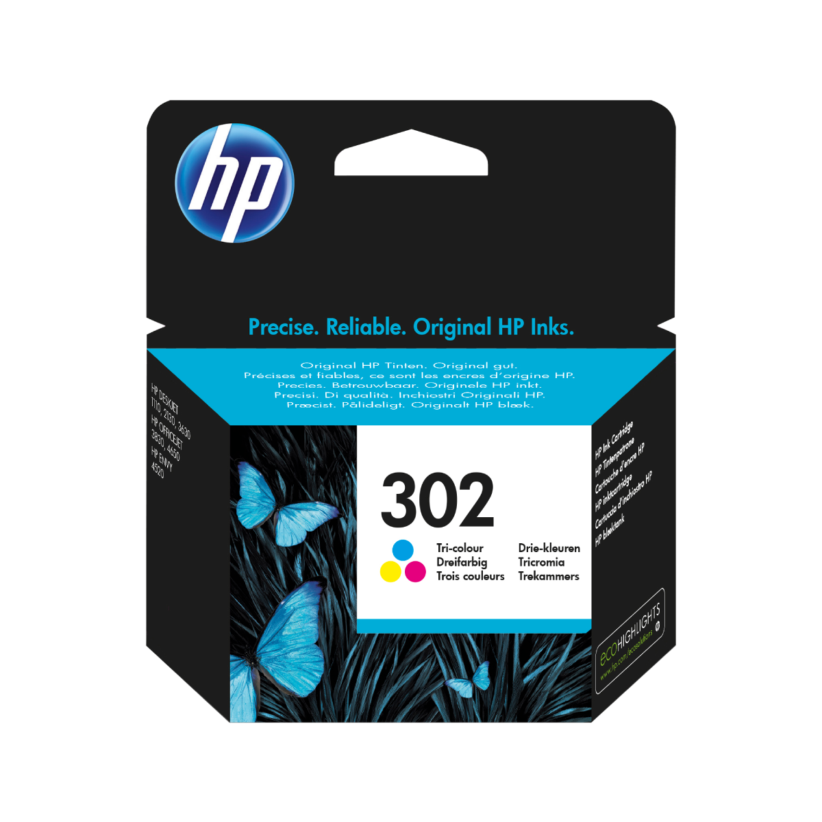 HP μελάνι 302 3 χρωμάτων Instant Ink - 2