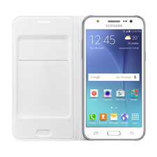 Θήκη SAMSUNG J5 2015 FLIP COVER Άσπρο