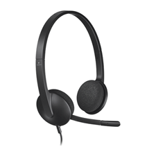 Headset Logitech USB H340 Μαύρο