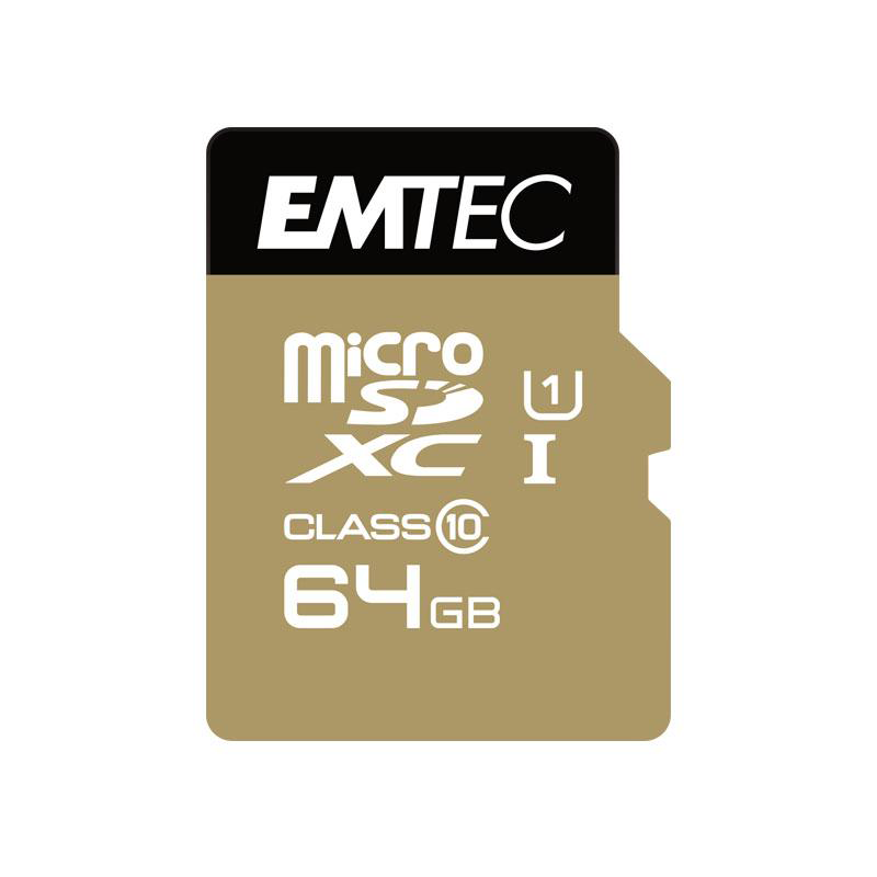 Κάρτα Μνήμης EMTEC Micro SD 64GB Speed In CL10