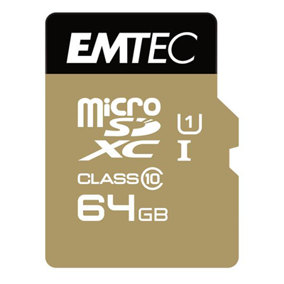 Κάρτα Μνήμης EMTEC Micro SD 64GB Speed In CL10