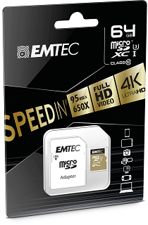 Emtec microSDXC 64GB Class10 Speedin