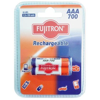 FUJITRON rechargeable batteries Ni-MH ΑΑΑ 1.2V 700mAh (2 pcs)