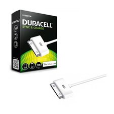 Καλώδιο DURACELL APPLE 30-pin Λευκό