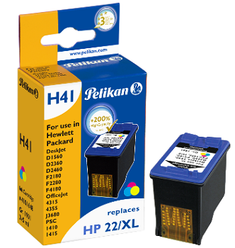 Ink PELIKAN H41 3 colors + Gift alkaline batteries TOSHIBA LR06 AA