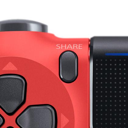 Playstation4_χειριστήριο_controller_Γερμανος_Κόκκινο